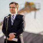 29.1.2016 Kopalnia Jaźwica. Premier Beata Szydło i Minister Sprawiedliwości Zbigniew Ziobro z wizytą w kopalni Jaźwica. / Wojciech Habdas / Radio Kielce