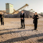 29.1.2016 Kopalnia Jaźwica. Premier Beata Szydło i Minister Sprawiedliwości Zbigniew Ziobro z wizytą w kopalni Jaźwica. / Wojciech Habdas / Radio Kielce