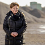 29.1.2016 Kopalnia Jaźwica. Premier Beata Szydło i Minister Sprawiedliwości Zbigniew Ziobro z wizytą w kopalni Jaźwica. / Wojciech Habdas / Radio Kielce