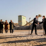 29.1.2016 Kopalnia Jaźwica. Premier Beata Szydło i Minister Sprawiedliwości Zbigniew Ziobro z wizytą w kopalni Jaźwica. / Wojciech Habdas / Radio Kielce