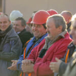 29.1.2016 Kopalnia Jaźwica. Premier Beata Szydło i Minister Sprawiedliwości Zbigniew Ziobro z wizytą w kopalni Jaźwica. / Radio Kielce