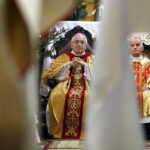 01.01.2016 Jędrzejów. Nuncjusz apostolski w Polsce abp Celestino Migliore przewodniczył uroczystościom oficjalnego ogłoszenia bł. Wincentego Kadłubka – patronem miasta. / Jarosław Kubalski / Radio Kielce