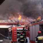 21.03.2014 Pożar Fabryki Mebli w Suchedniowie / Stanisław Blinstrub / Radio Kielce