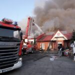 21.03.2014 Pożar Fabryki Mebli w Suchedniowie / Stanisław Blinstrub / Radio Kielce