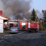 21.03.2014 Pożar Fabryki Mebli w Suchedniowie / Stanisław Blinstrub / Radio Kielce