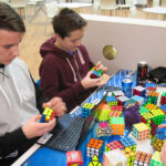 21.01.2016 Kostka Rubika popularna. Emil Pawełczyk i Dominik Ciechowski / Stanisław Blinstrub / Radio Kielce