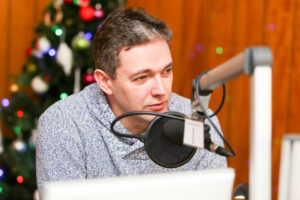 03.01.2016 Radio Kielce. Studio Polityczne. Adam Jarubas / Stanisław Blinstrub / Radio Kielce