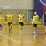 11.01.2015 Kielce. Pierwszy Trenig Vive Tauron Kielce / Stanisław Blinstrub / Radio Kielce