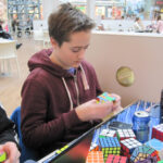 21.01.2016 Kostka Rubika popularna. Dominik Ciechowski / Stanisław Blinstrub / Radio Kielce