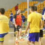 11.01.2015 Kielce. Pierwszy Trenig Vive Tauron Kielce / Stanisław Blinstrub / Radio Kielce