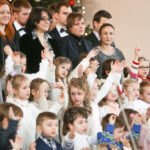 06.01.2015 Kielce. Kościół Franciszkanów. Koncert kolęd w wykonaniu Chórów Okazjonalnego i Fermata. / Stanisław Blinsrub / Radio Kielce