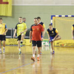 11.01.2015 Kielce. Pierwszy Trenig Vive Tauron Kielce / Stanisław Blinstrub / Radio Kielce