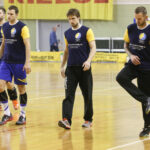 11.01.2015 Kielce. Pierwszy Trenig Vive Tauron Kielce / Stanisław Blinstrub / Radio Kielce