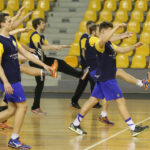 11.01.2015 Kielce. Pierwszy Trenig Vive Tauron Kielce / Stanisław Blinstrub / Radio Kielce