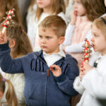 06.01.2015 Kielce. Kościół Franciszkanów. Koncert kolęd w wykonaniu Chórów Okazjonalnego i Fermata. / Stanisław Blinsrub / Radio Kielce