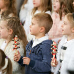 06.01.2015 Kielce. Kościół Franciszkanów. Koncert kolęd w wykonaniu Chórów Okazjonalnego i Fermata. / Stanisław Blinsrub / Radio Kielce