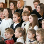 06.01.2015 Kielce. Kościół Franciszkanów. Koncert kolęd w wykonaniu Chórów Okazjonalnego i Fermata. / Stanisław Blinsrub / Radio Kielce