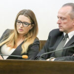 05.01.2016 Kielce. Nadzwyczaja sesja Rady Miasta o odwołanie prezydium rady. Joanna Winarska, Krzystzof Adamczyk / Stanisław Blinstrub / Radio Kielce