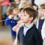 06.01.2015 Kielce. Kościół Franciszkanów. Koncert kolęd w wykonaniu Chórów Okazjonalnego i Fermata. / Stanisław Blinsrub / Radio Kielce