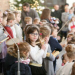 06.01.2015 Kielce. Kościół Franciszkanów. Koncert kolęd w wykonaniu Chórów Okazjonalnego i Fermata. / Stanisław Blinsrub / Radio Kielce