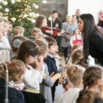 06.01.2015 Kielce. Kościół Franciszkanów. Koncert kolęd w wykonaniu Chórów Okazjonalnego i Fermata. / Stanisław Blinsrub / Radio Kielce