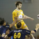 Vive Tauron Kielce kontra Rhein Neckar Loewen (20 lutego 2016 r.) Paweł Paczkowski. / Jarosław Kubalski / Radio Kielce