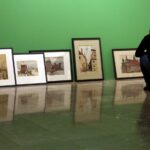 09.02.2016 Kielce. Muzeum Narodowe. Konferencja i przygotowania przed wernisażem wystawy Ryszarda Praussa. / Jarosław Kubalski / Radio Kielce