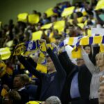 Vive Tauron Kielce kontra Rhein Neckar Loewen (20 lutego 2016 r.) Kibice. / Jarosław Kubalski / Radio Kielce