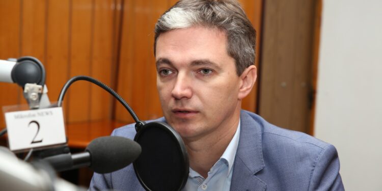 07.10.2015 Kielce. Rozmowa Dnia. Adam Jarubas / Stanisław Blinstrub / Radio Kielce