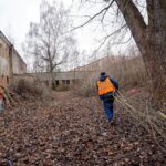17.02.2016 Ostrowiec Świętokrzyski. Zrujnowana siedziba Gambo. / Teresa Czajkowska / Radio Kielce