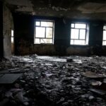 17.02.2016 Ostrowiec Świętokrzyski. Zrujnowana siedziba Gambo. / Teresa Czajkowska / Radio Kielce