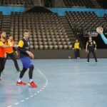 27.02.2016. Trening Vive w Montpellier / Robert Kusiej / Radio Kielce