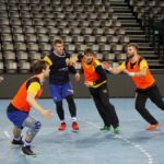 27.02.2016. Trening Vive w Montpellier / Robert Kusiej / Radio Kielce