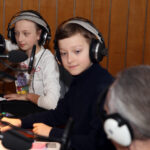 21.02.2016 w DDD gościli przedstawiciele Effectora Kielce. Adrian Buchowski (przyjmujący)  i Adam Swaczyna (asyst. trenera) / Marek Wtorek / Radio Kielce