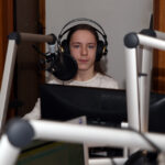 21.02.2016 w DDD gościli przedstawiciele Effectora Kielce. Adrian Buchowski (przyjmujący)  i Adam Swaczyna (asyst. trenera) / Marek Wtorek / Radio Kielce