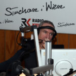 21.02.2016 w DDD gościli przedstawiciele Effectora Kielce. Adrian Buchowski (przyjmujący)  i Adam Swaczyna (asyst. trenera) / Marek Wtorek / Radio Kielce