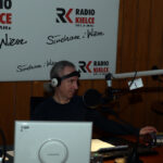 21.02.2016 w DDD gościli przedstawiciele Effectora Kielce. Adrian Buchowski (przyjmujący)  i Adam Swaczyna (asyst. trenera) / Marek Wtorek / Radio Kielce