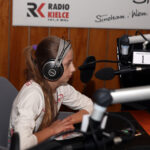 21.02.2016 w DDD gościli przedstawiciele Effectora Kielce. Adrian Buchowski (przyjmujący)  i Adam Swaczyna (asyst. trenera) / Marek Wtorek / Radio Kielce