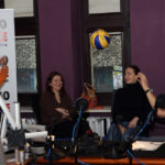 21.02.2016 w DDD gościli przedstawiciele Effectora Kielce. Adrian Buchowski (przyjmujący)  i Adam Swaczyna (asyst. trenera) / Marek Wtorek / Radio Kielce