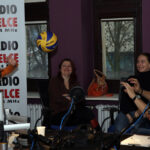 21.02.2016 w DDD gościli przedstawiciele Effectora Kielce. Adrian Buchowski (przyjmujący)  i Adam Swaczyna (asyst. trenera) / Marek Wtorek / Radio Kielce