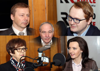 21.02.2016 Kielce. Studio Polityczne / Marek Wtorek / Radio Kielce