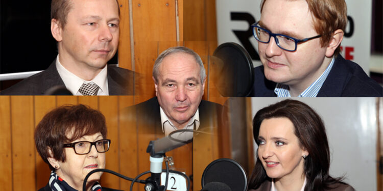 21.02.2016 Kielce. Studio Polityczne / Marek Wtorek / Radio Kielce