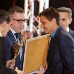 05.02.2016 Kielce. Gala 64 Plebiscytu Sportowego. Najpopularniejszy trener. Miejsce trzecie Marcin Brosz, (Korona Kielce). / Jarosław Kubalski / Radio Kielce