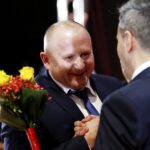 05.02.2016 Kielce. Gala 64 Plebiscytu Sportowego. Najpopularniejszy trener. Miejsce drugie. Grzegorz Nowaczek (Rushh, boks). / Jarosław Kubalski / Radio Kielce