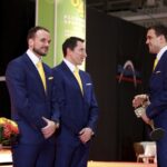 05.02.2016 Kielce. Gala 64 Plebiscytu Sportowego. Najpopularniejsi sportowcy 2015 roku. 4. Uros Zorman (Vive, piłka ręczna). / Jarosław Kubalski / Radio Kielce