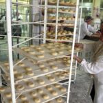 03.02.2016 Kielce. Przygotowywanie pączków na Tłusty Czwartek w piekarni SPOŁEM. / Jarosław Kubalski / Radio Kielce