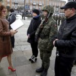 05.02.2016 Kielce. Przysięga elewów z Centrum Przygotowań do Misji Zagranicznych. / Jarosław Kubalski / Radio Kielce