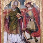 10.02.206 Tarczek. Romański kościół św. Idziego. Tryptyk. Św. Mikołaj i św. Marcin. / Jarosław Kubalski / Radio Kielce