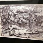 12.02.2016 Kielce. Wystawa rysunków z obozu w Terezinie Helgi Hoskovej-Weissovej Instytucie im. Jana Karskiego. / Jarosław Kubalski / Radio Kielce