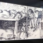 12.02.2016 Kielce. Wystawa rysunków z obozu w Terezinie Helgi Hoskovej-Weissovej Instytucie im. Jana Karskiego. / Jarosław Kubalski / Radio Kielce